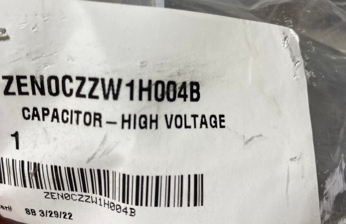 New Genuine OEM LG Microwave Oven High Voltage Capacitor 0CZZW1H004B — thumbnail 3