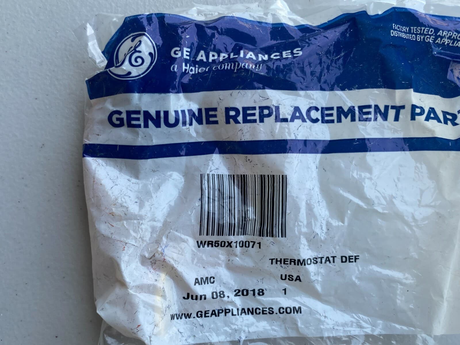 New Genuine GE Defrost Thermostat WR50X10071 — thumbnail 7