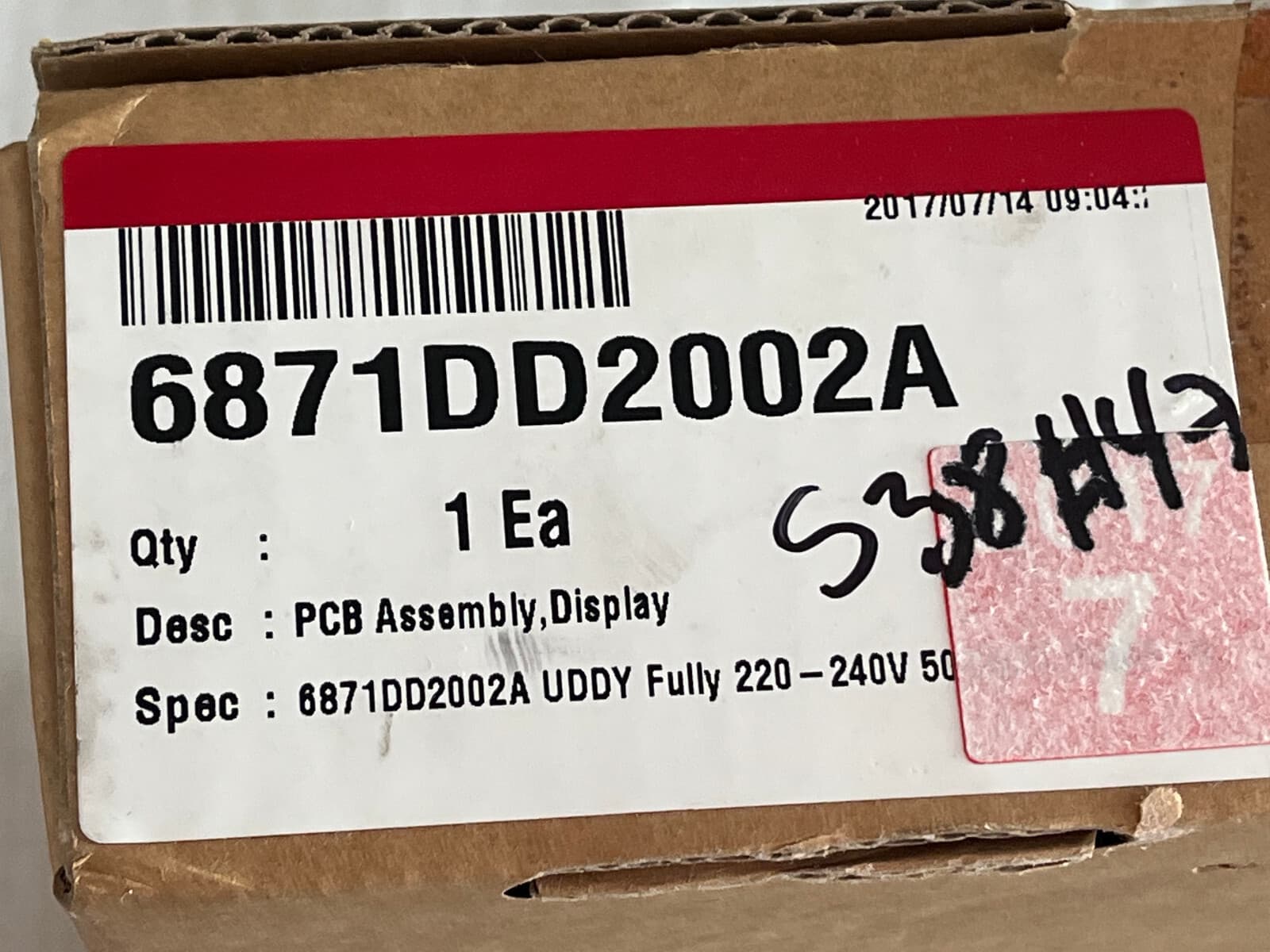 New Genuine LG Power Control Board Assembly Display 6871DD2002A — thumbnail 3