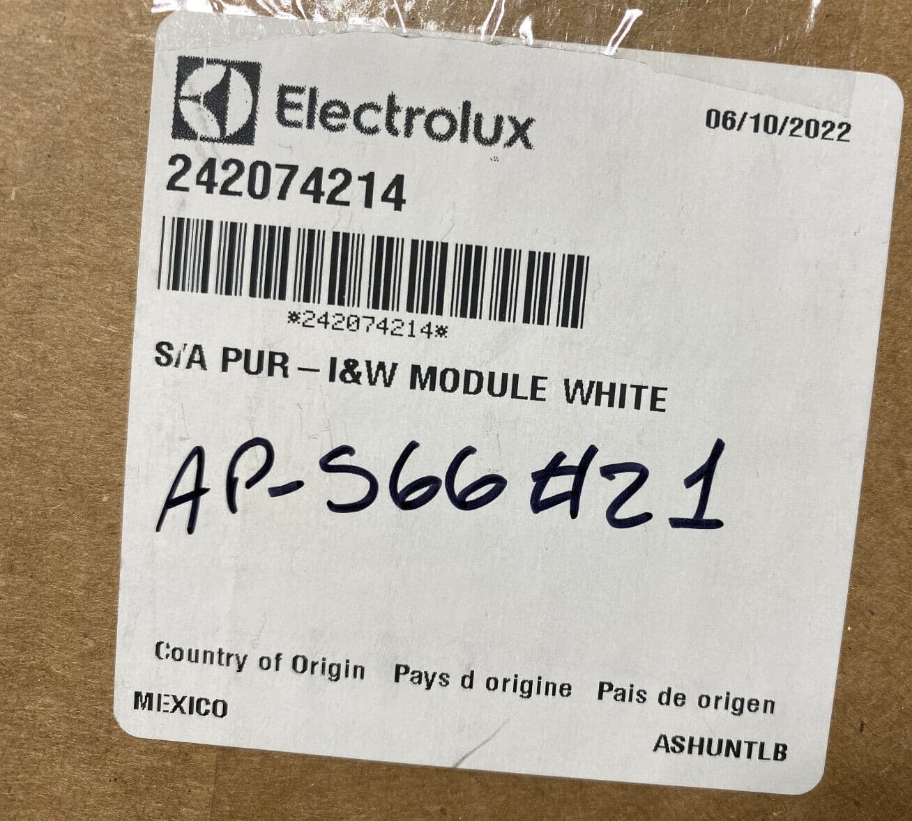 Genuine OEM Frigidaire Refrigerator Dispenser Module 242074214 — thumbnail 6