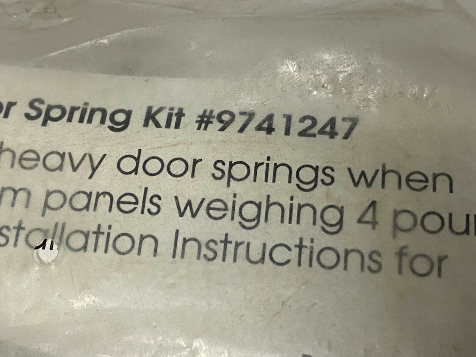 Genuine OEM Whirlpool Spring Kit 9741247 — thumbnail 4