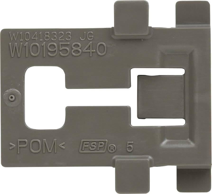 New Genuine OEM Whirlpool Dishwasher Adjuster Positioner Clip W10195840