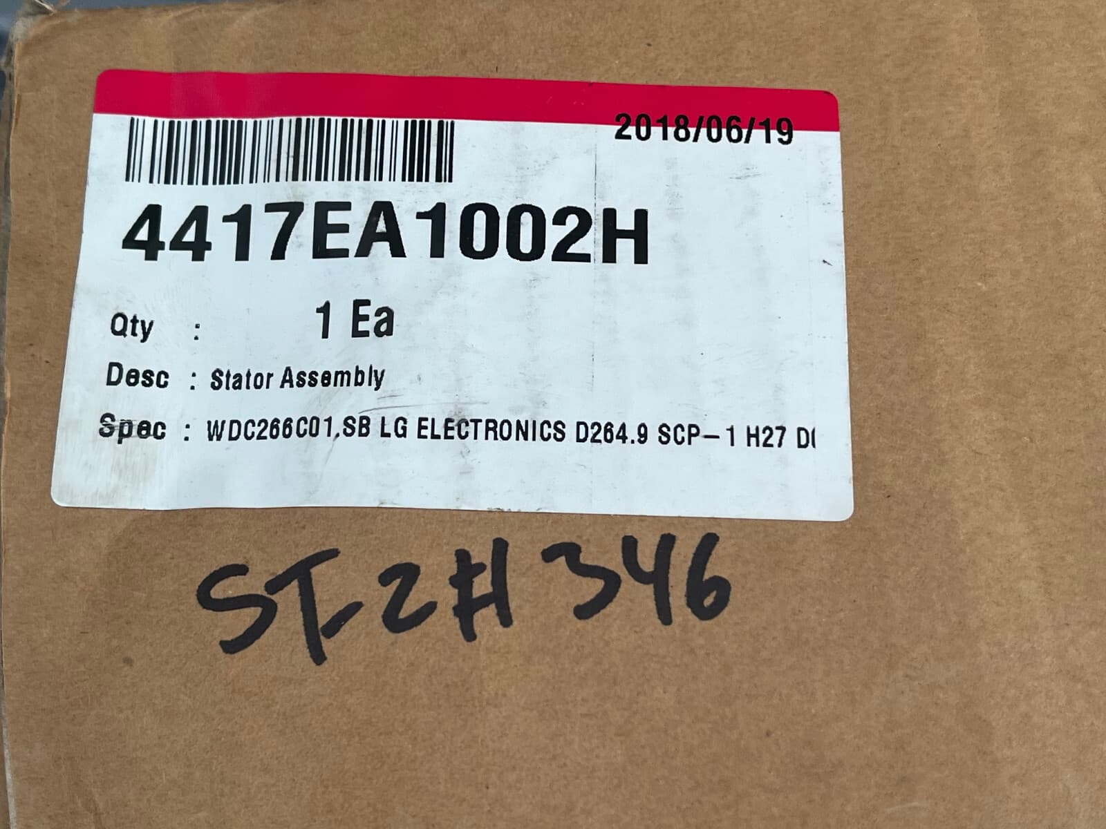 New Genuine LG Washer Machine Stator Assembly 4417EA1002H — thumbnail 5