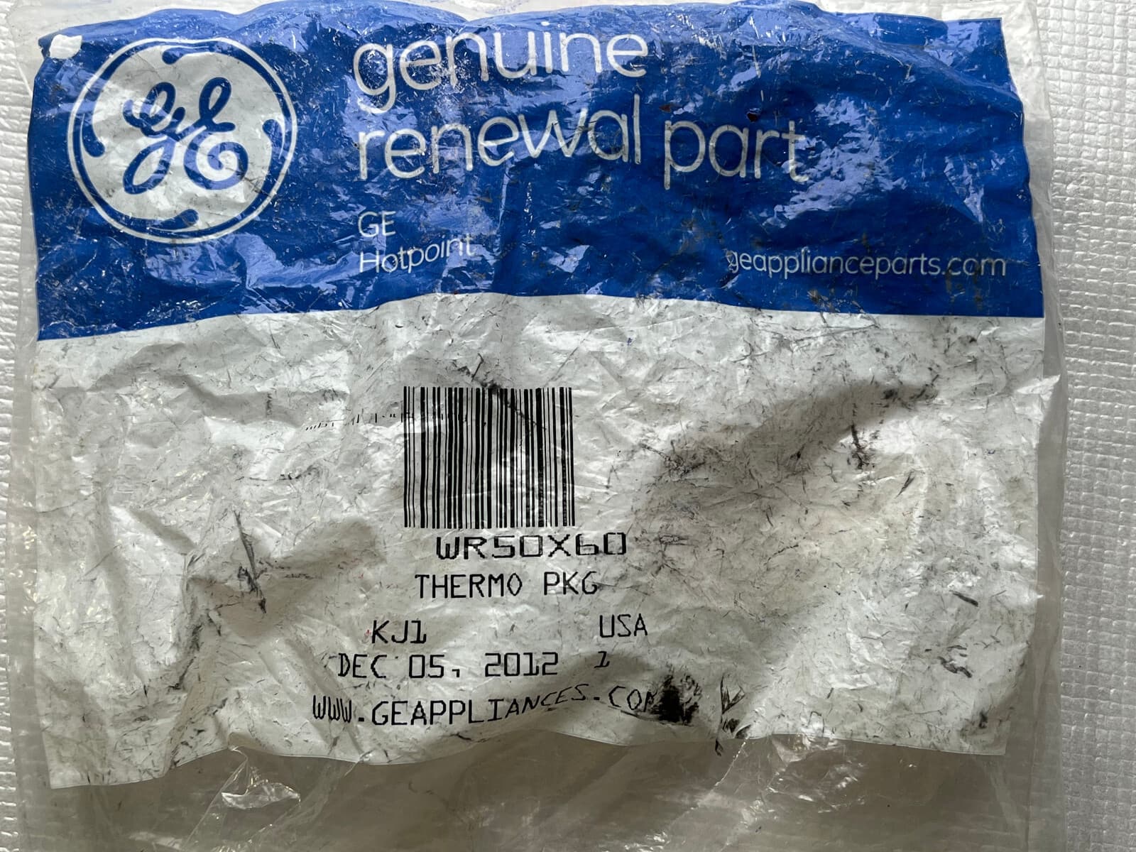 New Genuine  GE Defrost Thermostat WR50X60 — thumbnail 3