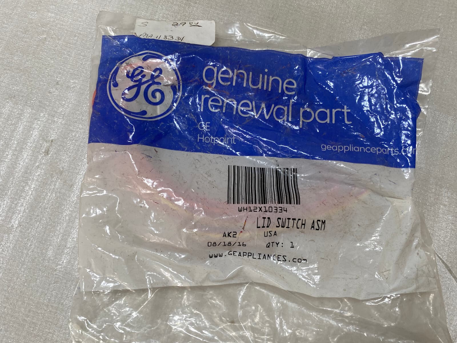 WH12X10334  GE Washer Lid Switch Assembly  New Genuine — thumbnail 11