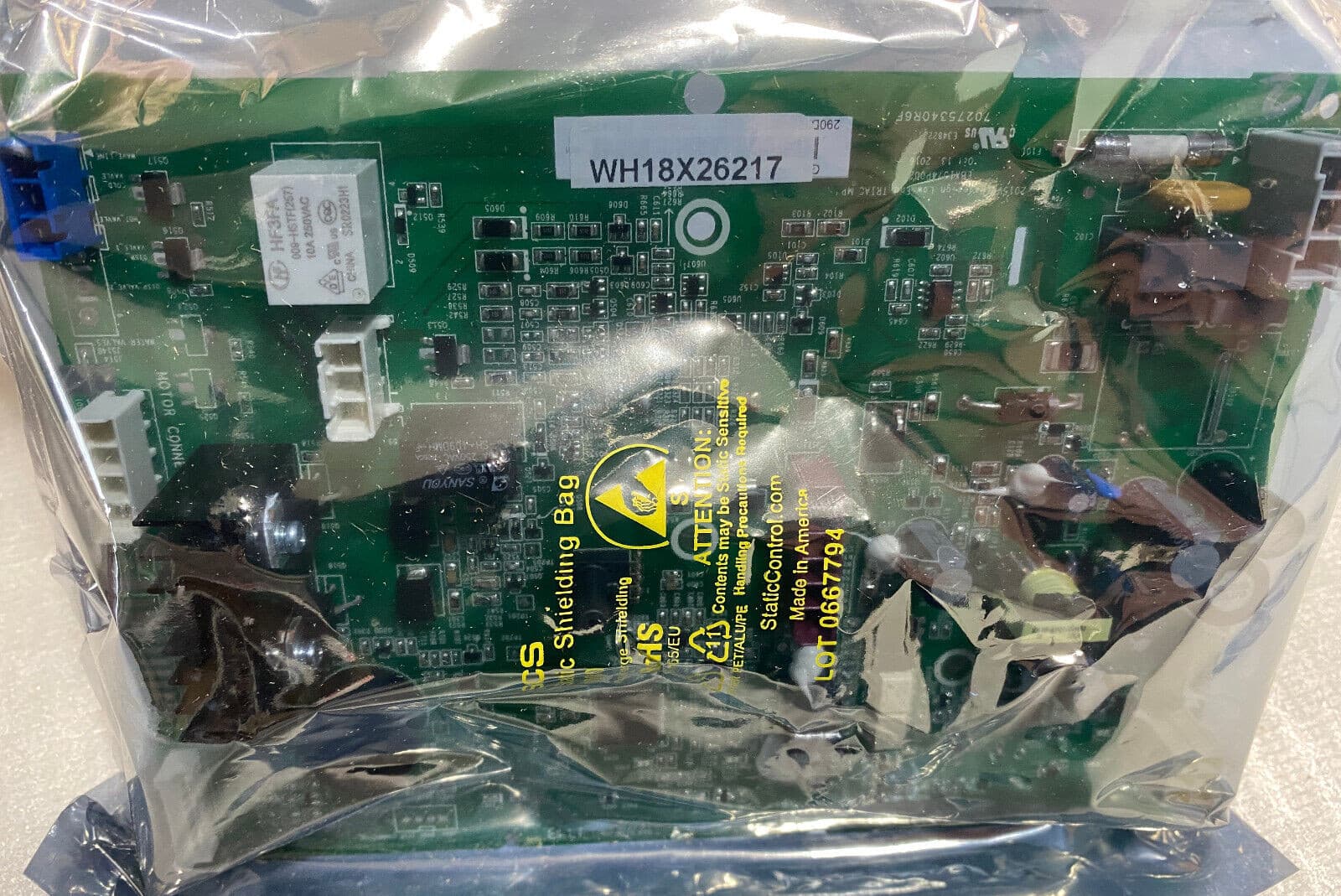 New Genuine OEM GE Washer Machine Control Board WH18X26217 — thumbnail 2