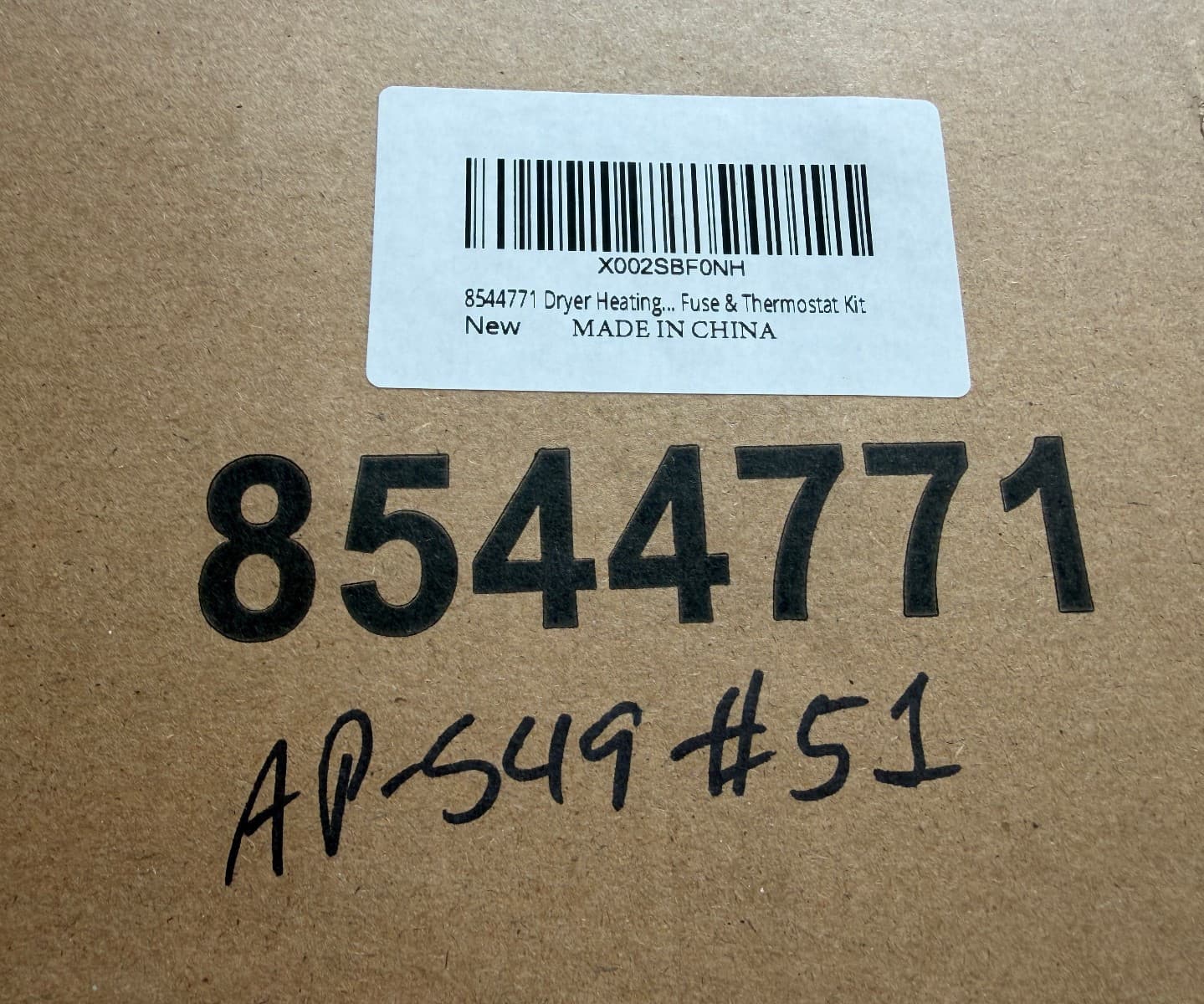 8544771 For Whirlpool  Dryer Heating Element Kit New — thumbnail 2