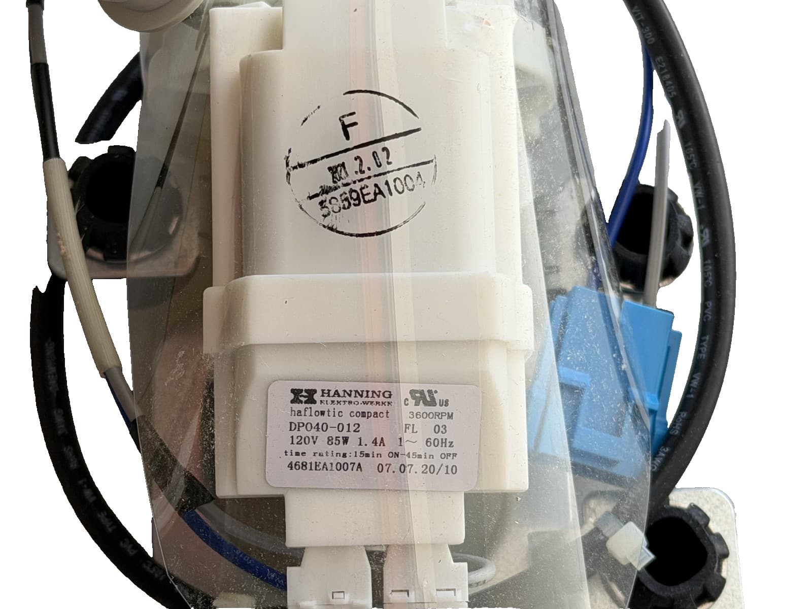 5859EA1004F OEM LG Washer Drain Pump Assembly New Genuine — thumbnail 12