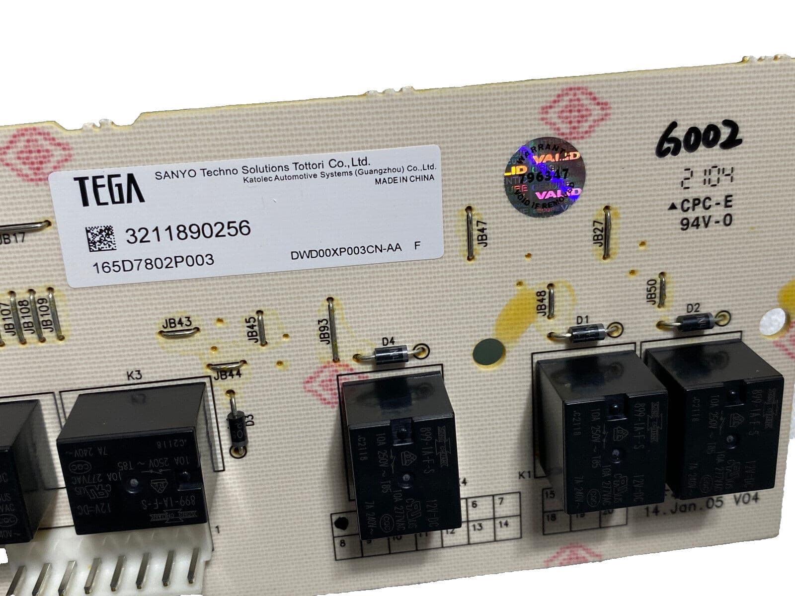 WD21X10247  OEM GE Dishwasher Main & Tactile Board Kit New Genuine — thumbnail 5