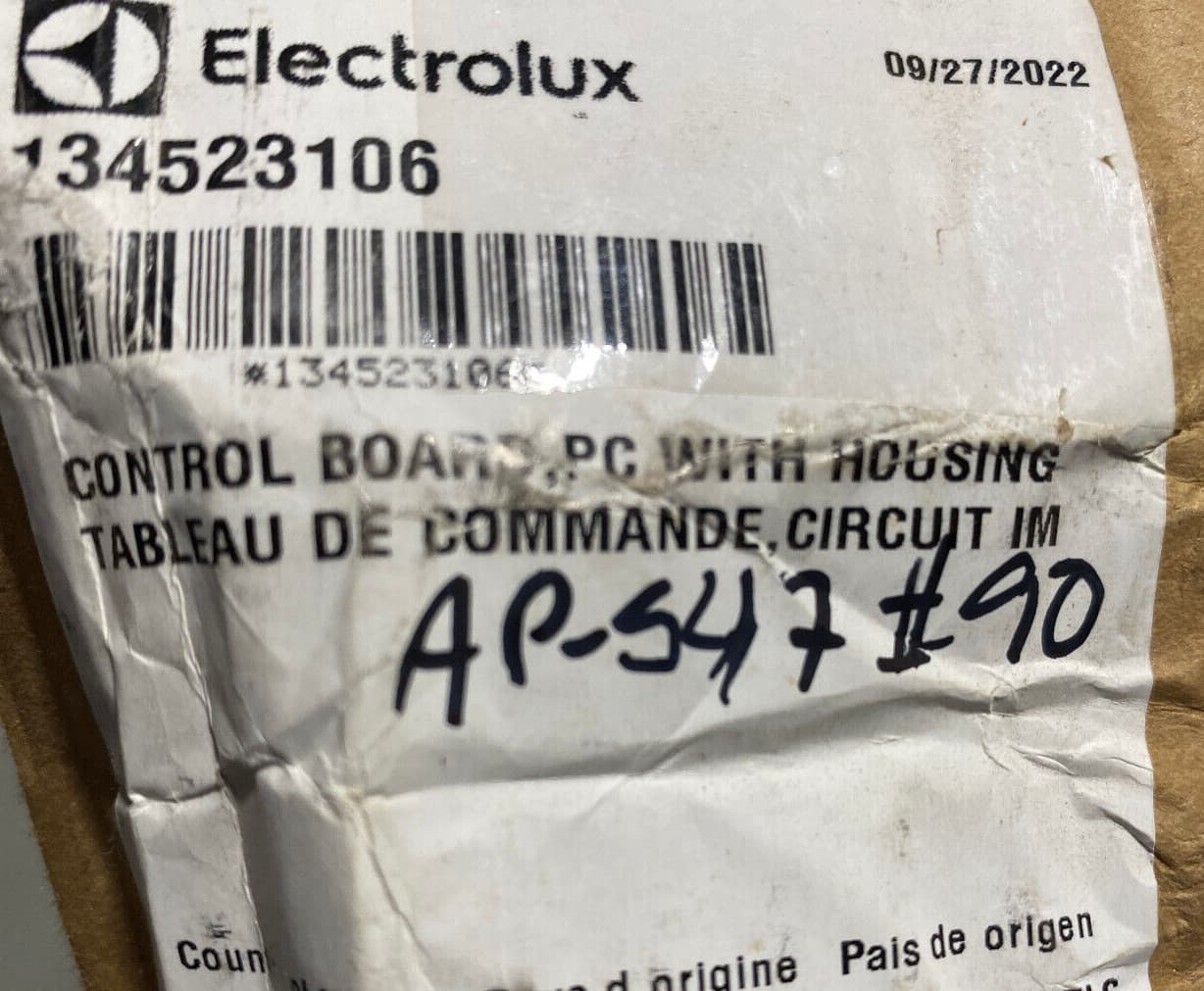 New Genuine OEM Frigidaire Washer Control Board 134523106 — thumbnail 5