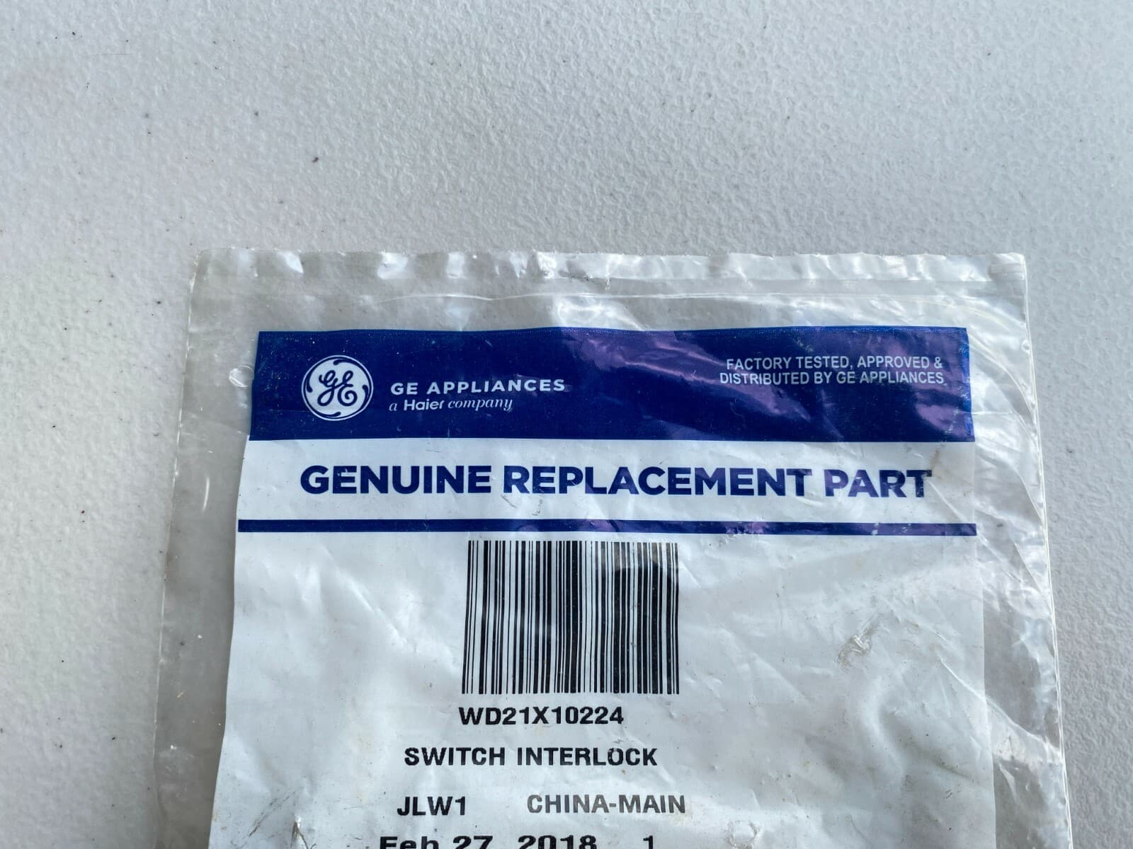Genuine OEM GE Interlock Switch WD21X10224 — thumbnail 4