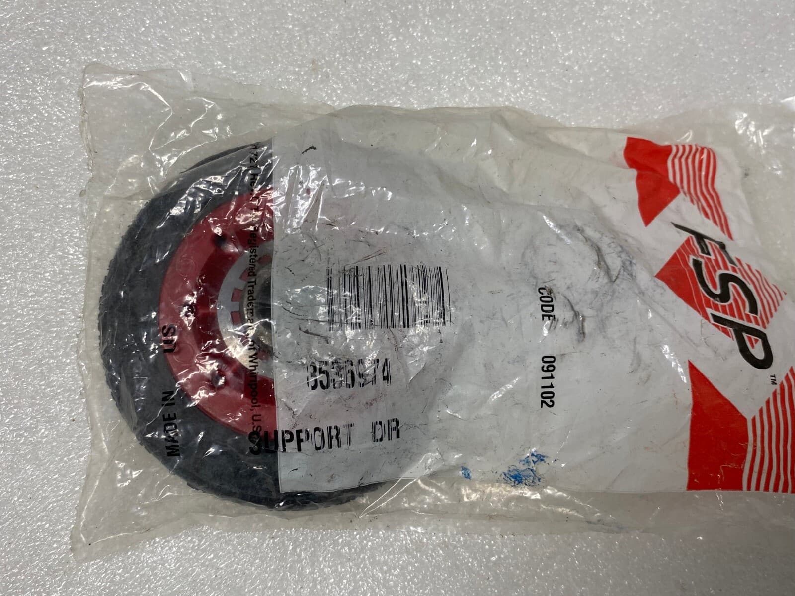 NEW Genuine OEM Whirlpool Dryer Drum Support Roller 7MLTG8234PQ1 8536974 — thumbnail 3