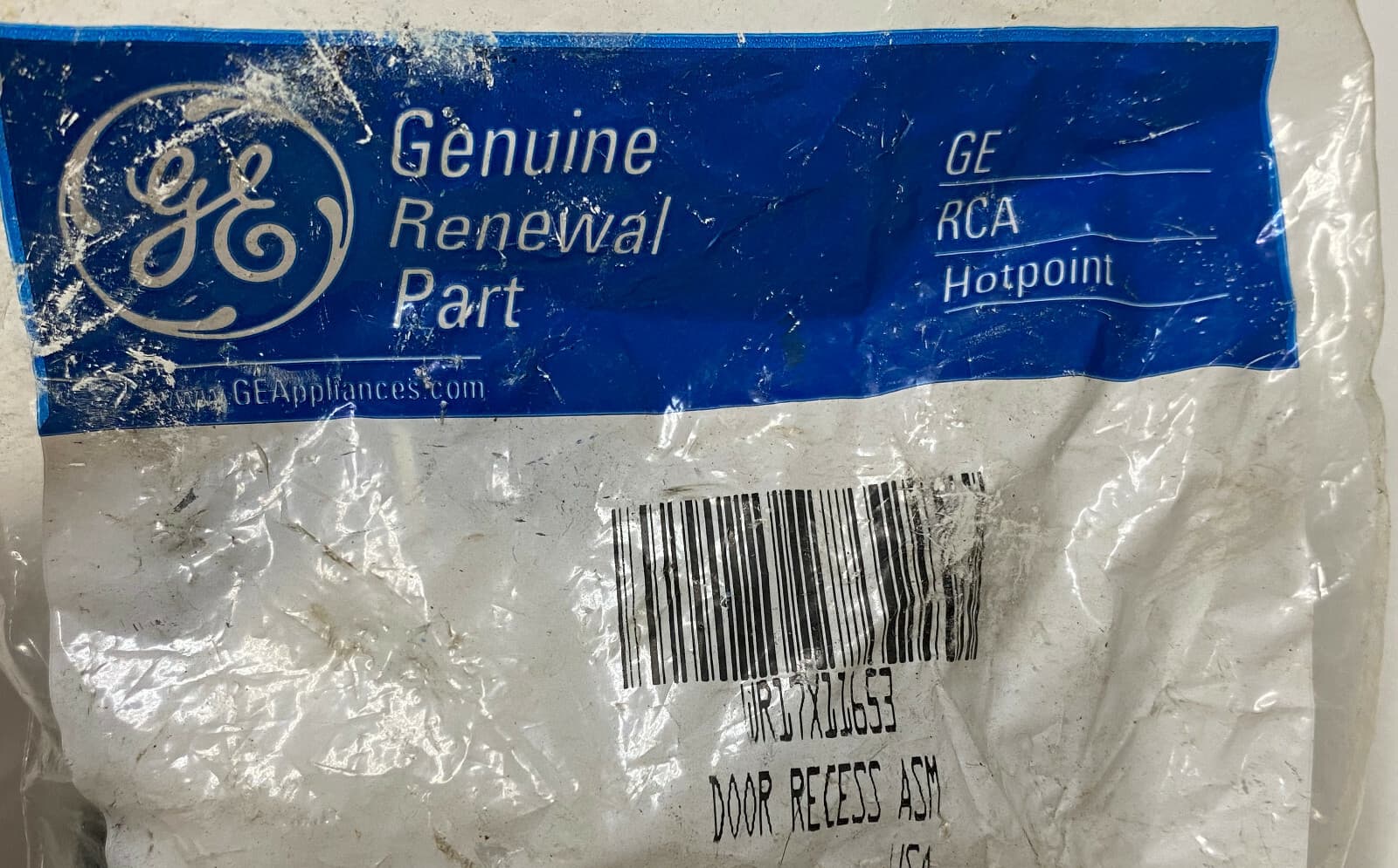 WR17X11653  OEM GE Refrigerator Dispenser Ice Chute Door Kit New Genuine — thumbnail 5