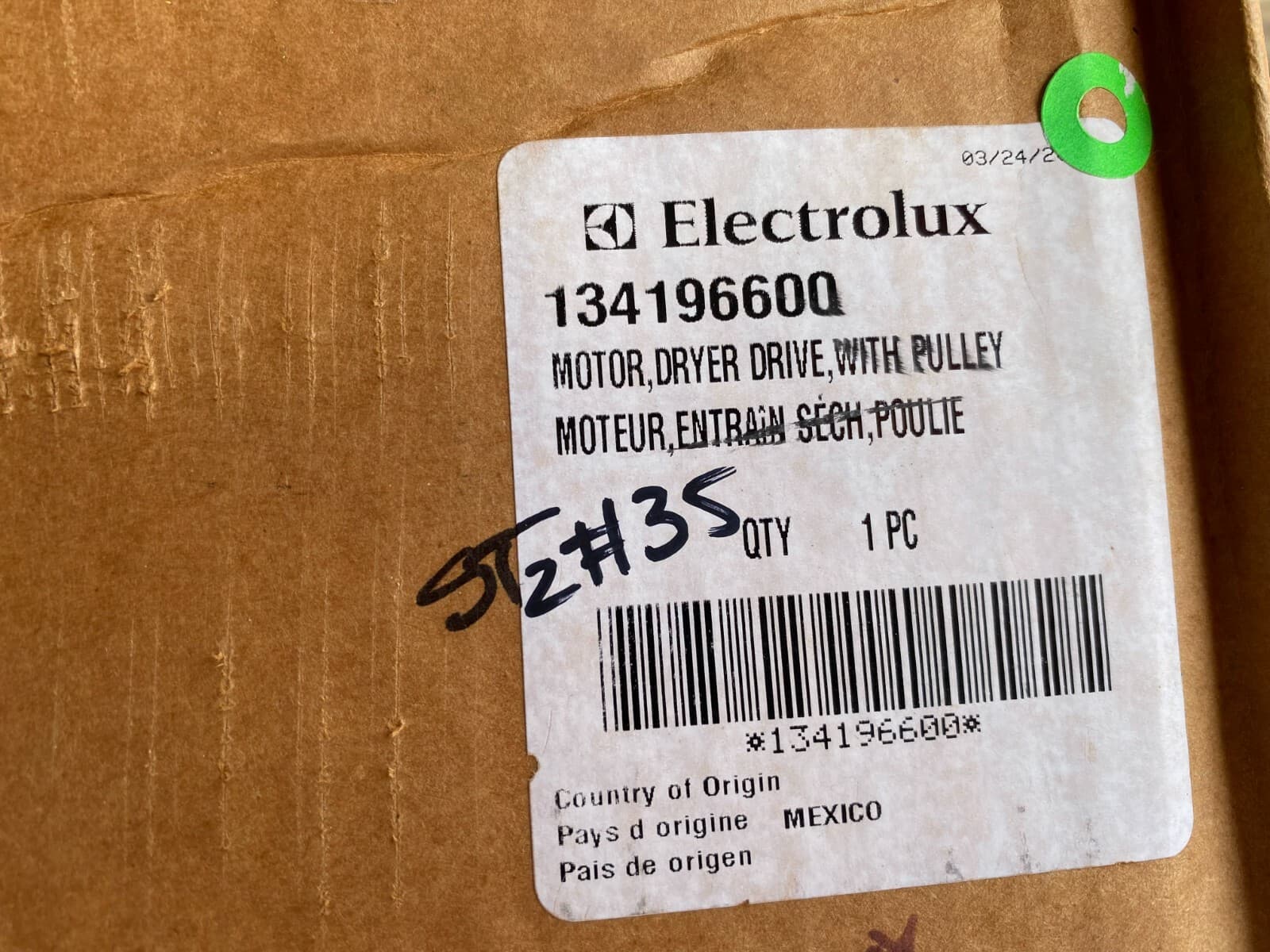 New Genuine OEM Frigidaire Dryer Drive Motor FEX831CS0 134196600 — thumbnail 11