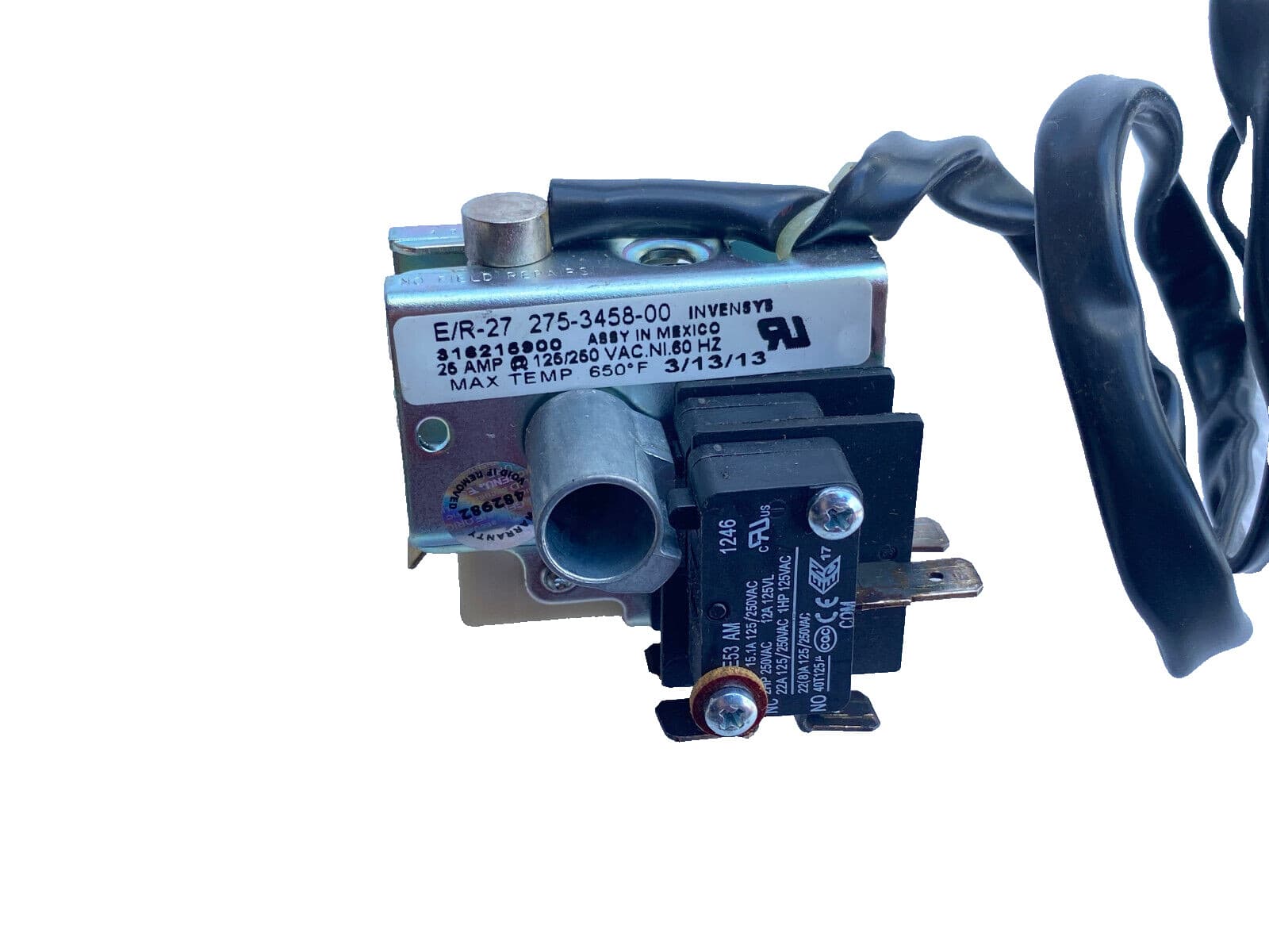 Genuine OEM Frigidaire Range Oven Thermostat  316215900 — thumbnail 3