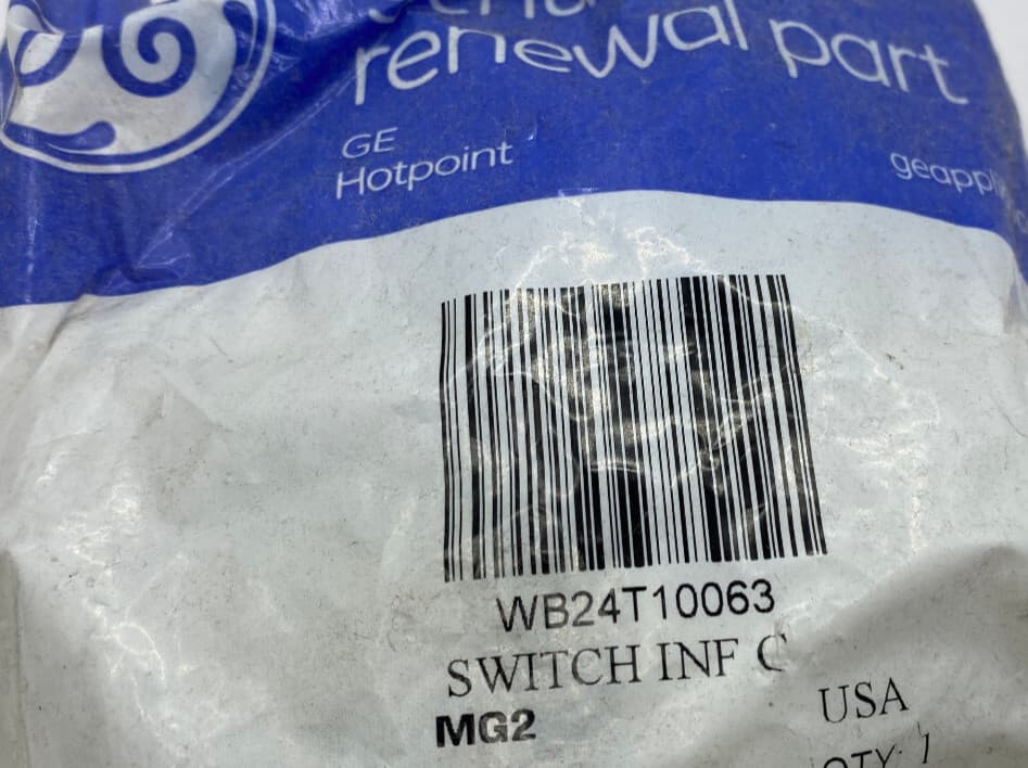 New Genuine OEM GE Electric Range Infinite Control Switch WB24T10063 — thumbnail 2