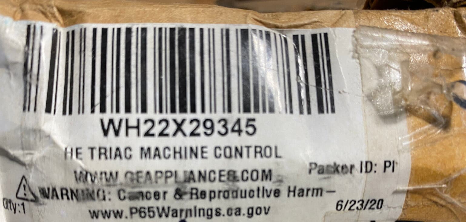 Genuine OEM GE Washer User Interface Assembly 290D2224G001 WH22X29345 — thumbnail 5