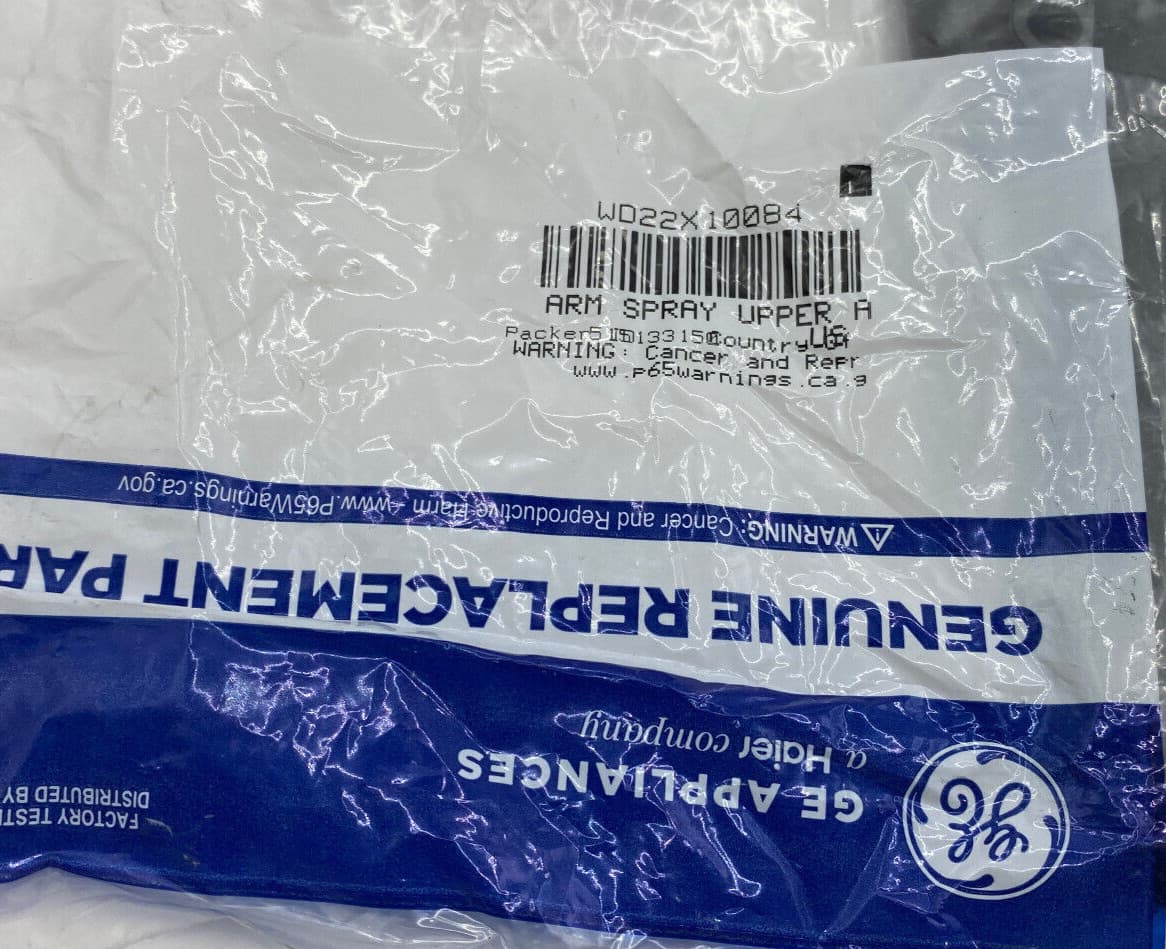 New Genuine OEM Genuine GE Dishwasher Spray Arm WD35X10054 — thumbnail 3