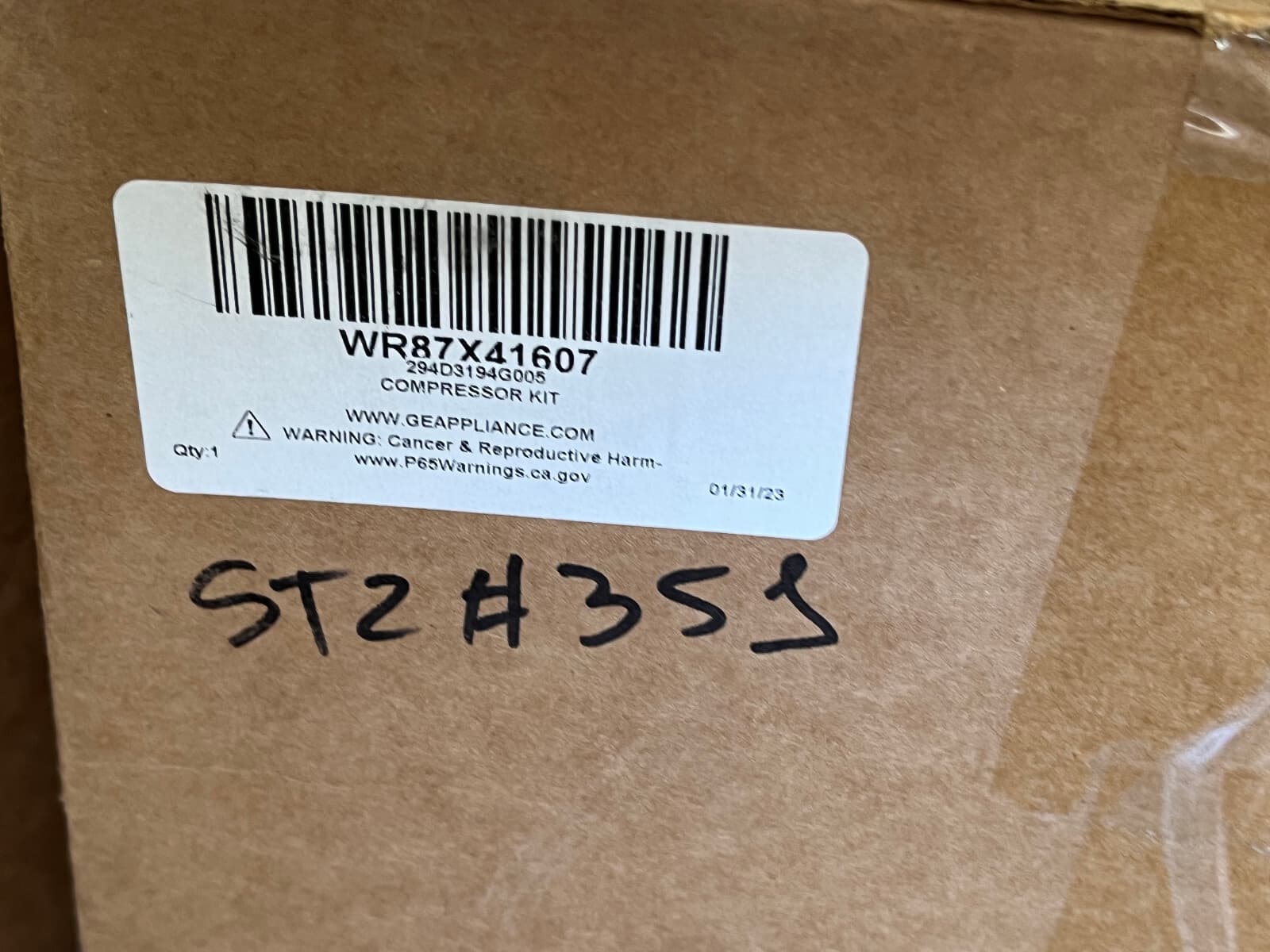 WR87X41607  OEM GE Refrigerator  Compressor Meizhi Kit  EZ80H1Y-U New Genuine — thumbnail 18