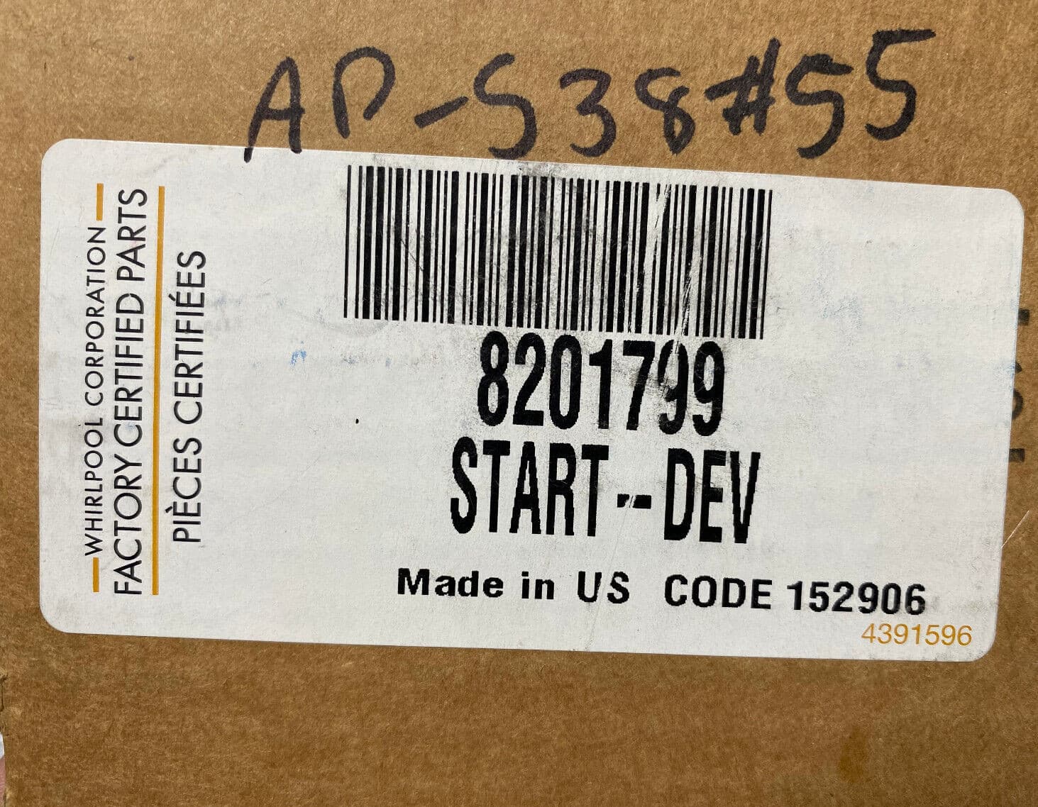 8201799 OEM Whirlpool Refrigerator Compressor Start Relay Kit  NEW Genuine — thumbnail 10