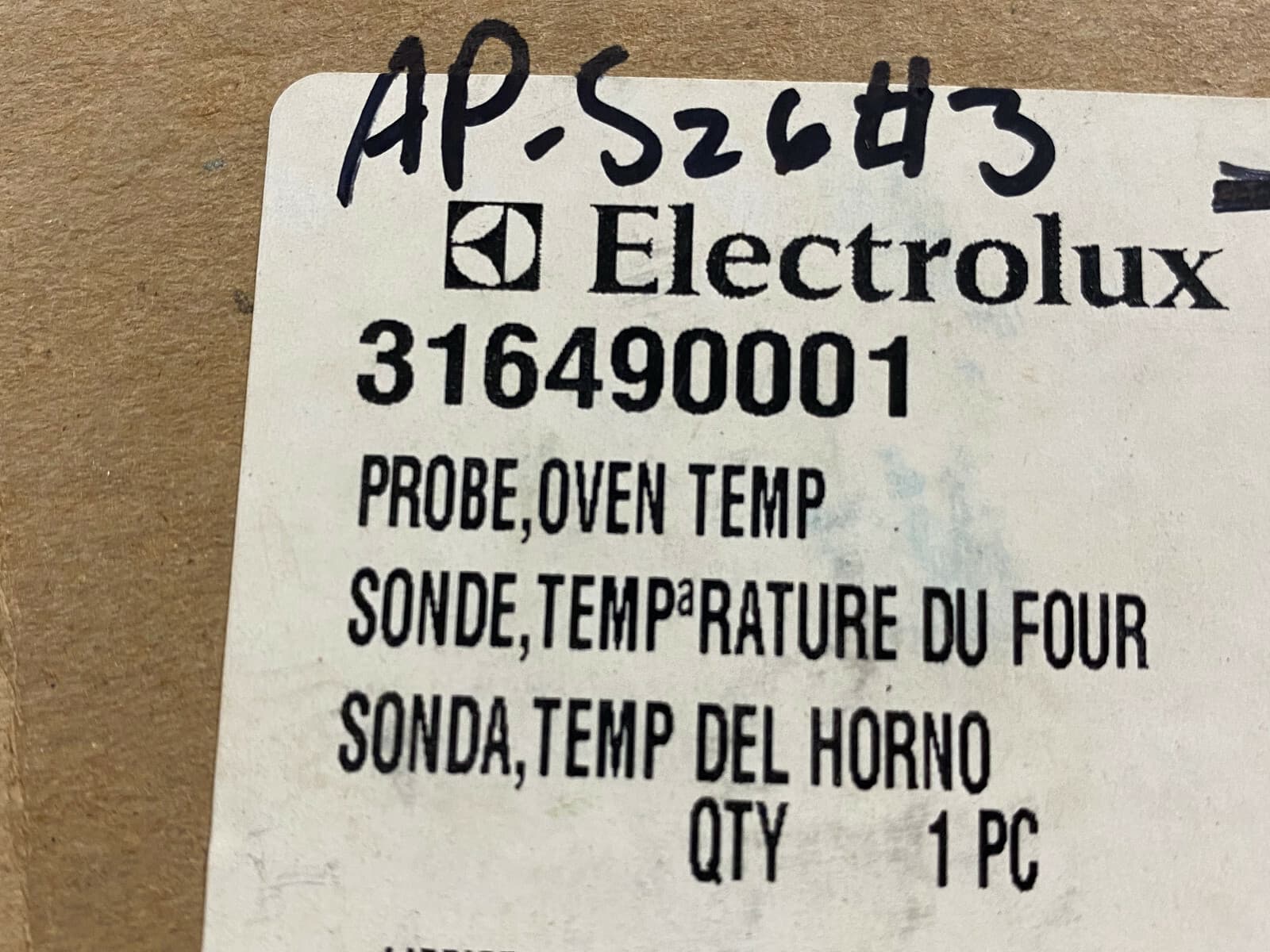 New Genuine Electrolux Range Oven Temperature Sensor 316490001 — thumbnail 8