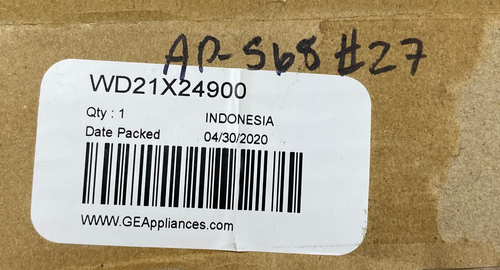 Genuine OEM GE Dishwasher Main Control Board WD21X24900 WD21X24900C — thumbnail 7