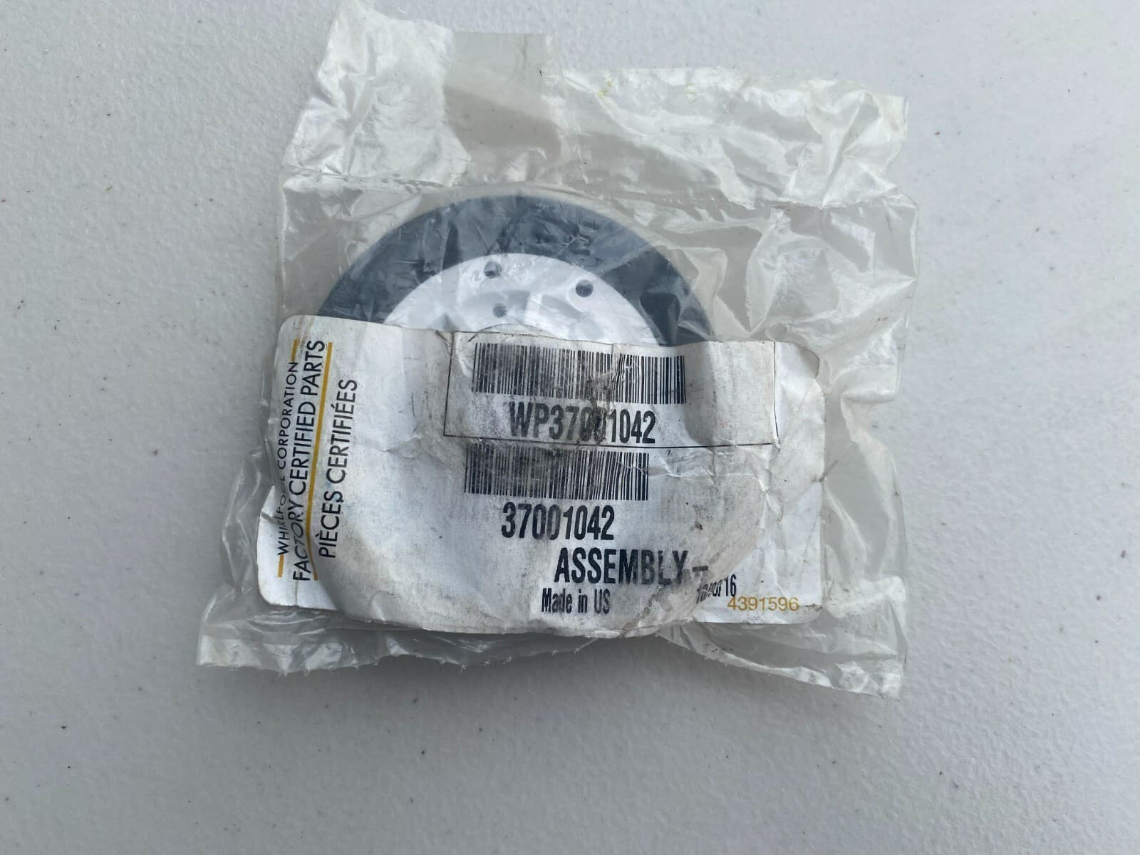 New Genuine Whirlpool Drum Support Roller WP37001042 (37001042) — thumbnail 4