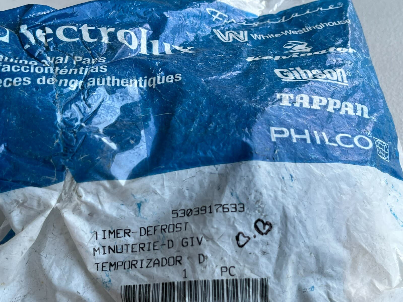 Genuine OEM Frigidaire Defrost Timer  5303917633 — thumbnail 3