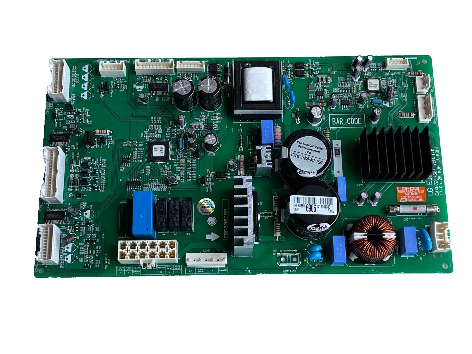 New Genuine LG Refrigerator Electronic Control Board EBR83806906