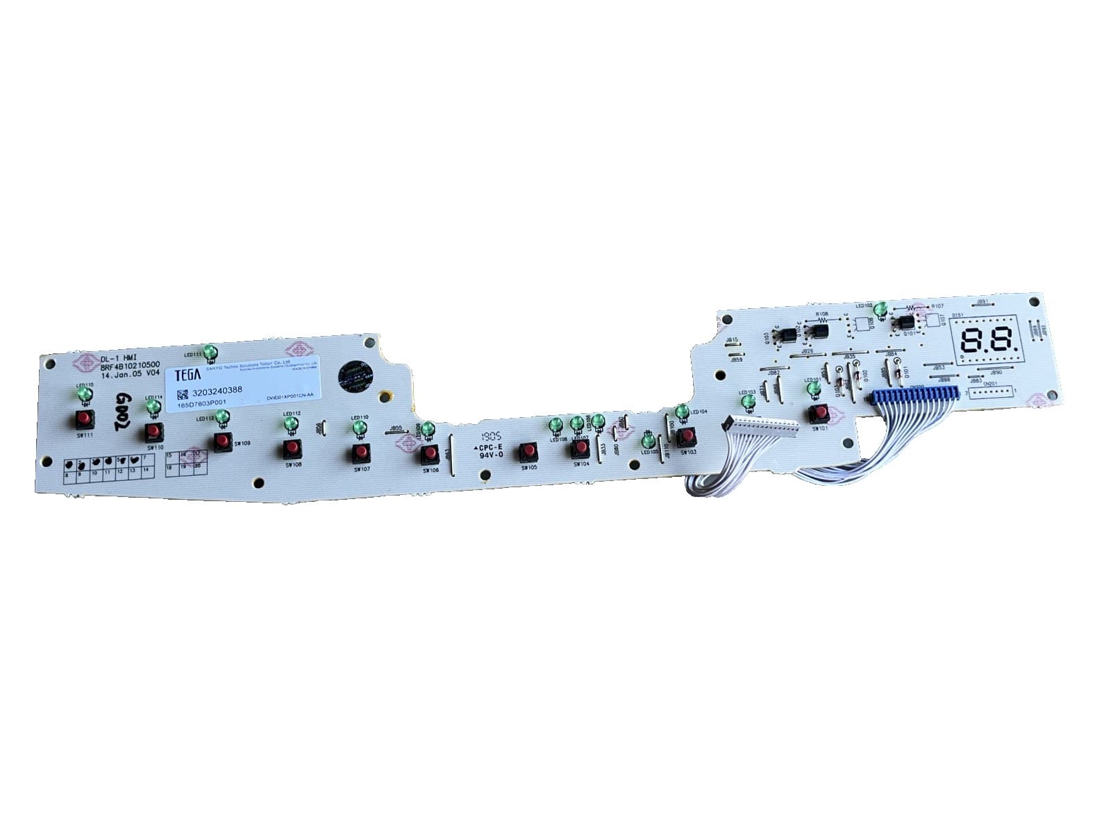 165D7803P001 OEM GE Dishwasher Control Board Genuine — thumbnail 5