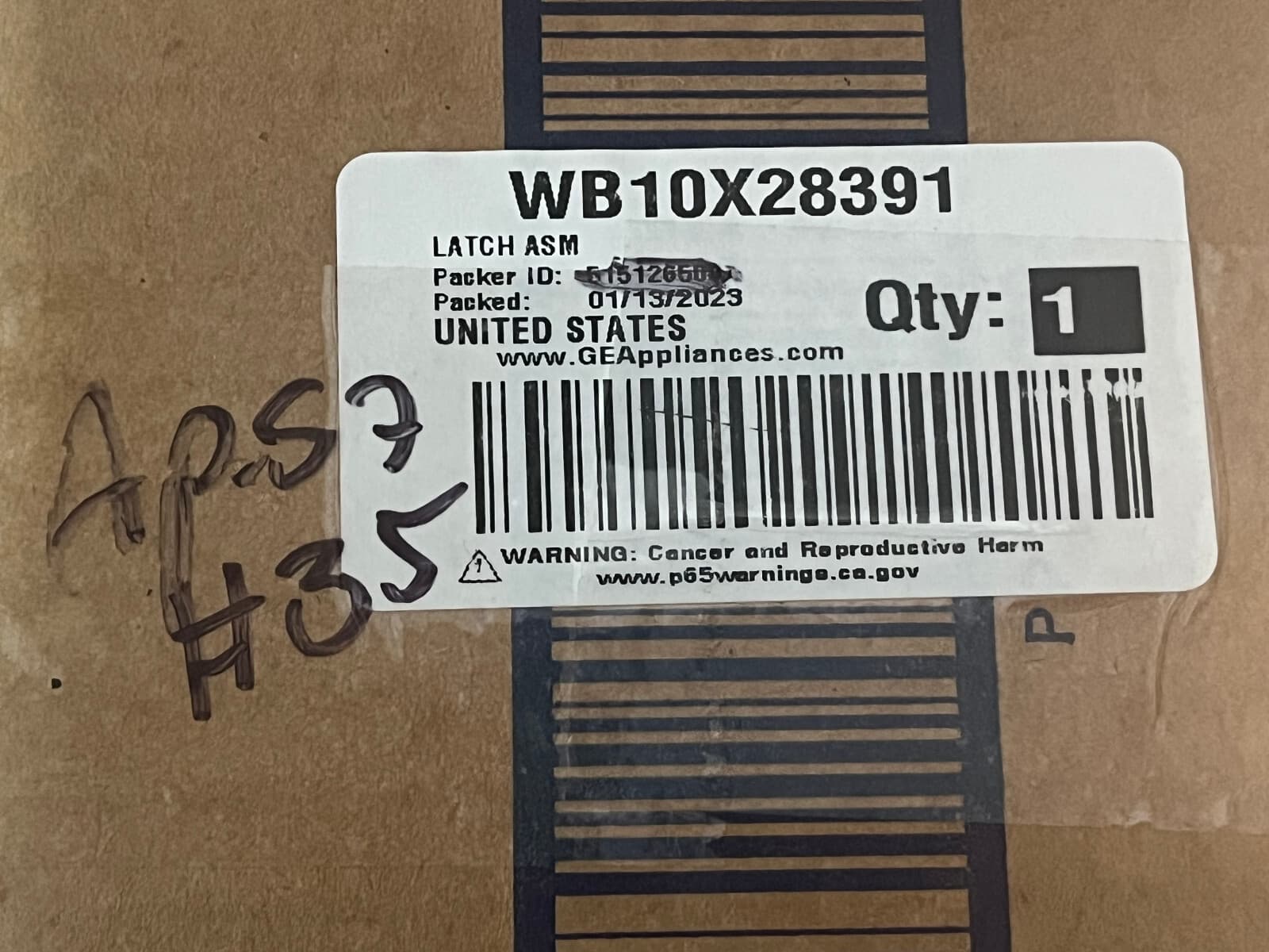 New Genuine GE Oven Latch Assembly CT9050EK4DS  WB10X28391 — thumbnail 13