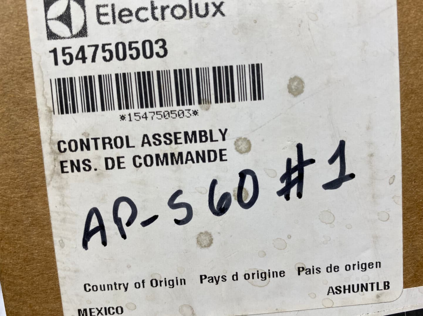 New Genuine OEM Frigidaire Electrolux  Dishwasher Control Board 154750503 — thumbnail 5