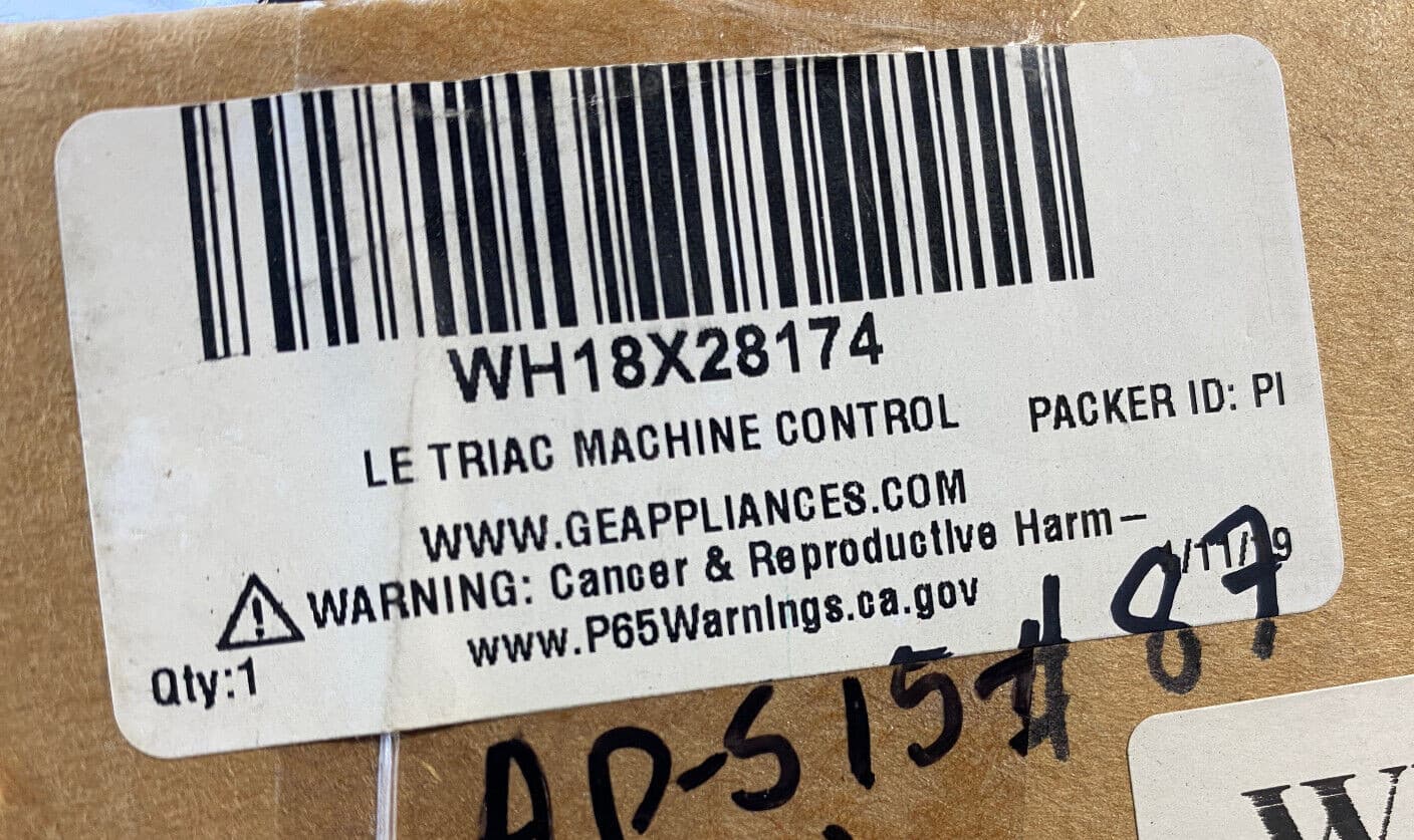 Genuine OEM GE Washer Main Control Board  WH18X28174 — thumbnail 10