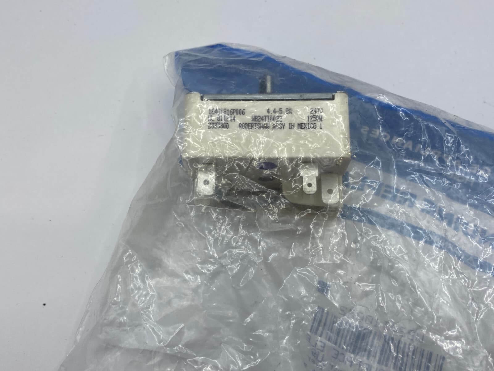 WB24T10022  GE Range Surface Element Control Switch, 1,250-watt New Genuine — thumbnail 2