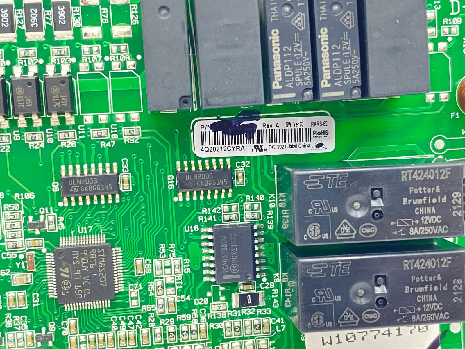 Genuine OEM  Whirlpool Refrigerator Electronic Control Board W10774170 — thumbnail 4