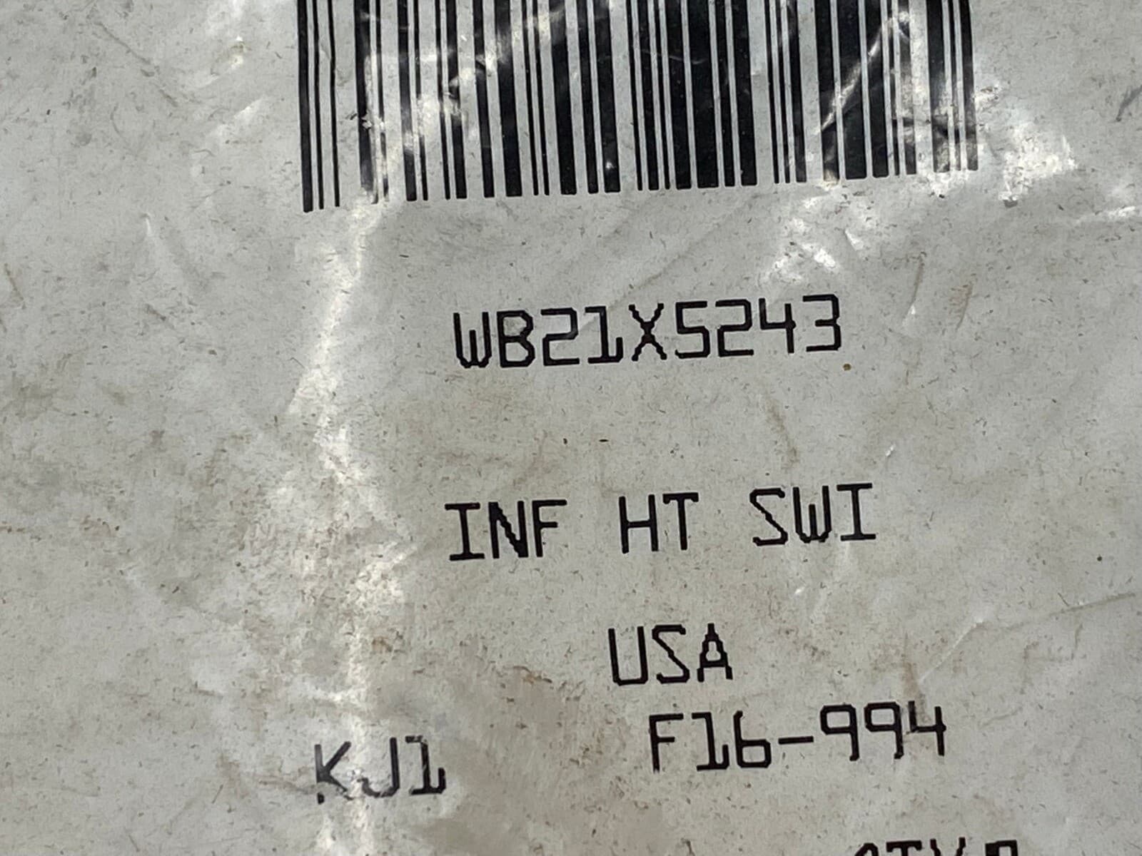 WB21X5243 OEM GE Range Surface Element Control Switch Kit  NEW Genuine — thumbnail 2