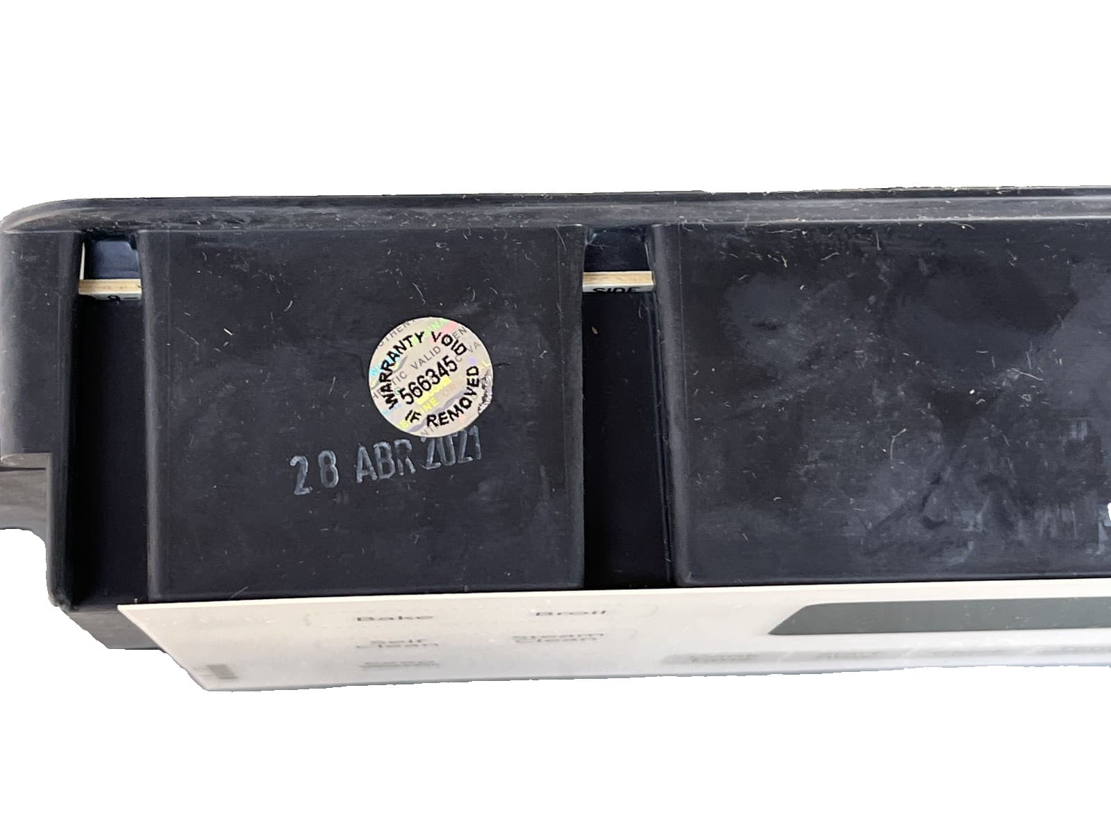 W11122546 OEM Whirlpool Range Control Board with Overlay (White) New Genuine — thumbnail 4
