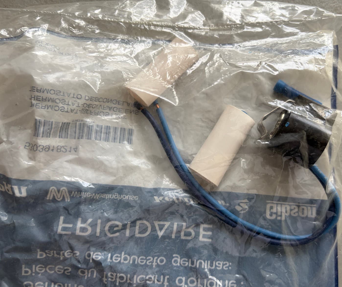 5303918214  OEM Frigidaire Refrigerator Defrost Thermostat Kit New Genuine