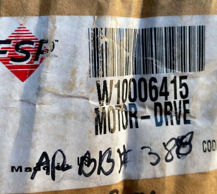 Genuine OEM Whirlpool  Washer Drive Motor W10006415 — thumbnail 4
