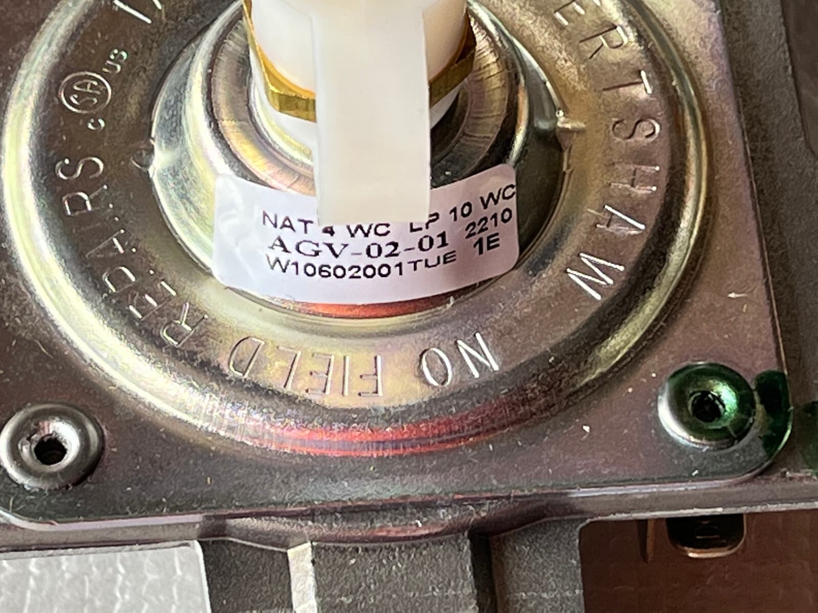 OEM Genuine Whirlpool Range Safety Control Valve Gas W10602001 — thumbnail 3