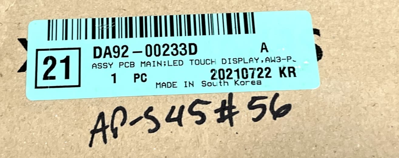 New Genuine OEM Samsung Refrigerator Electronic Control Board DA92-00233D — thumbnail 4