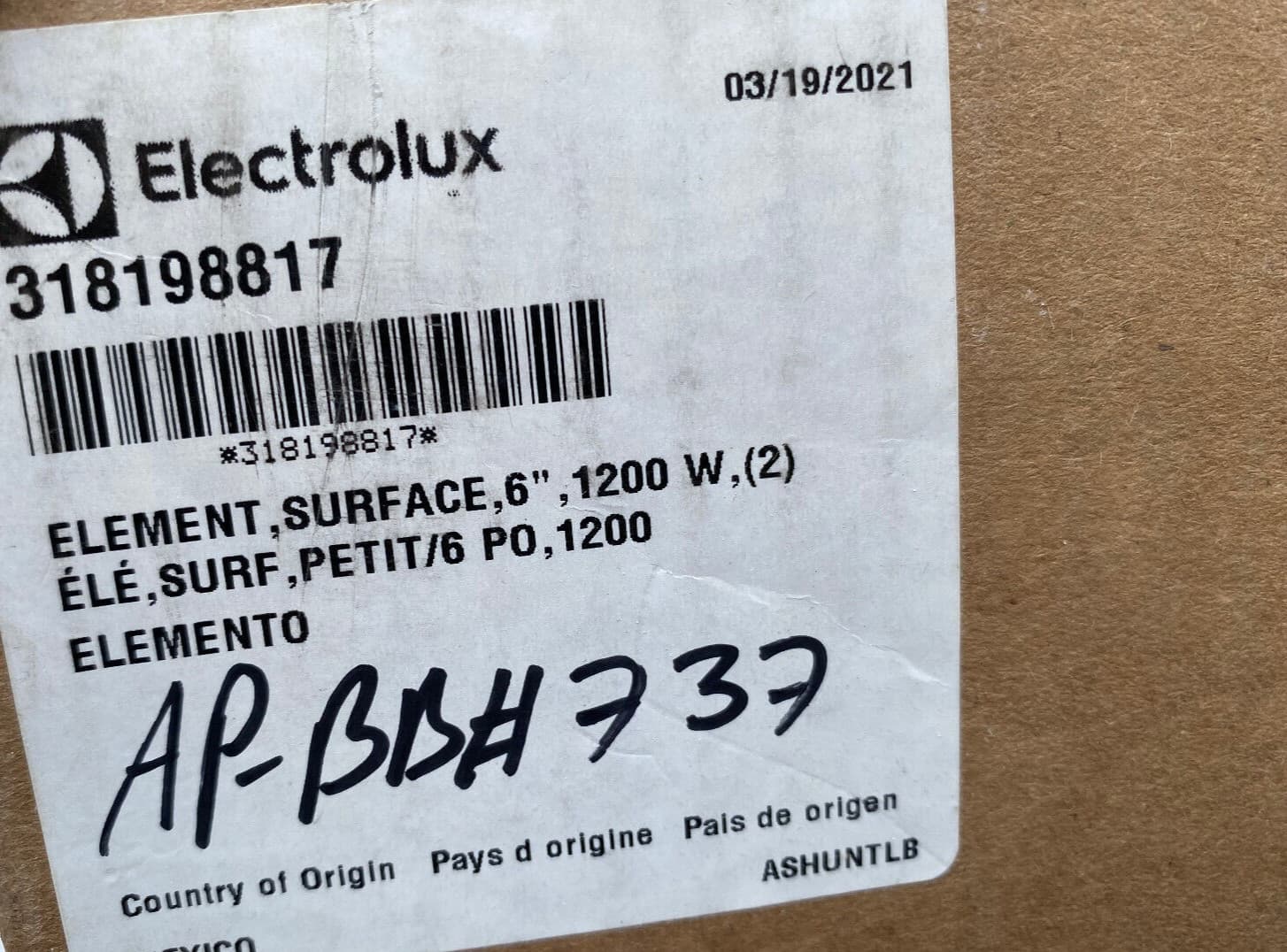 New Genuine Frigidaire Surface Element 6" 318198817 — thumbnail 6