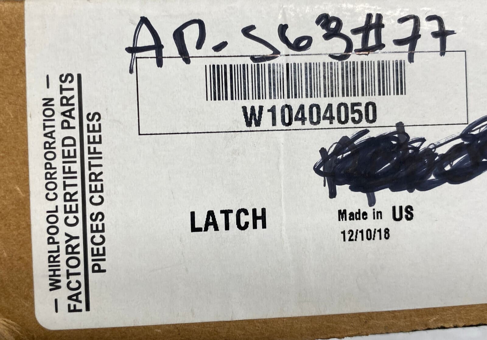 New Genuine OEM Whirlpool Lid Latch Assembly W10404050 — thumbnail 19