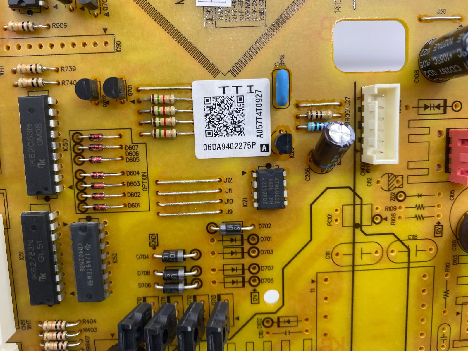 Genuine OEM Samsung Refrigerator Control Board Assembly DA94-02275P — thumbnail 3