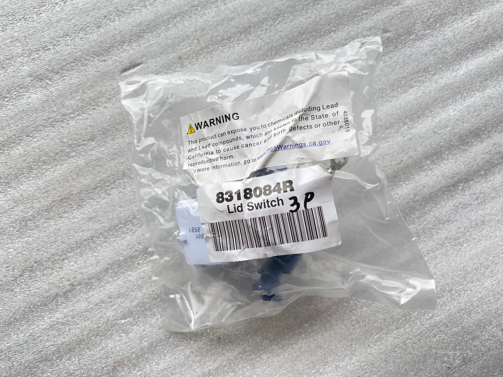 NEW Whirlpool Lid Switch 8318084 (Set 3) — thumbnail 3