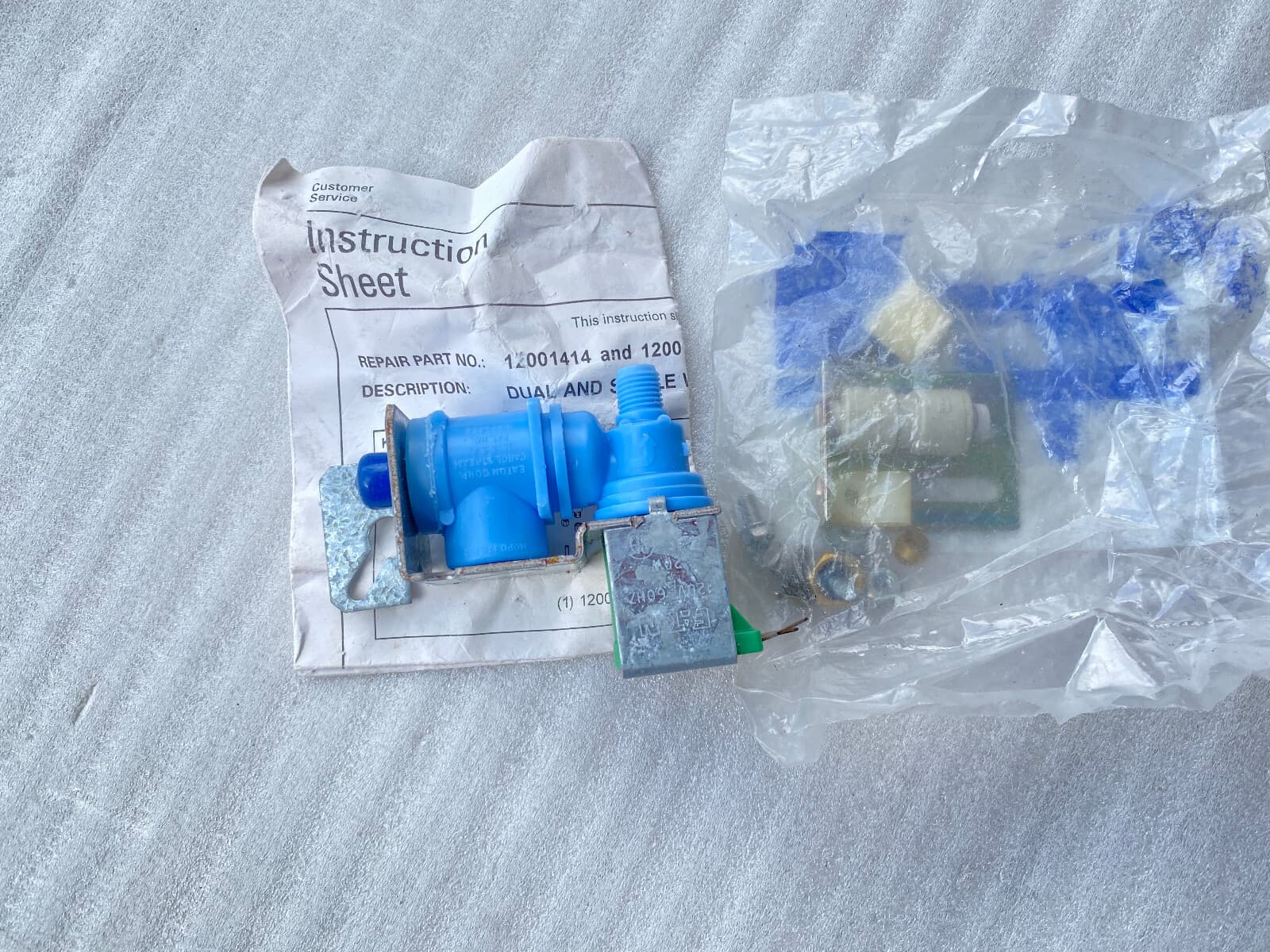 Genuine  MAYTAG Water Valve Single 12001415