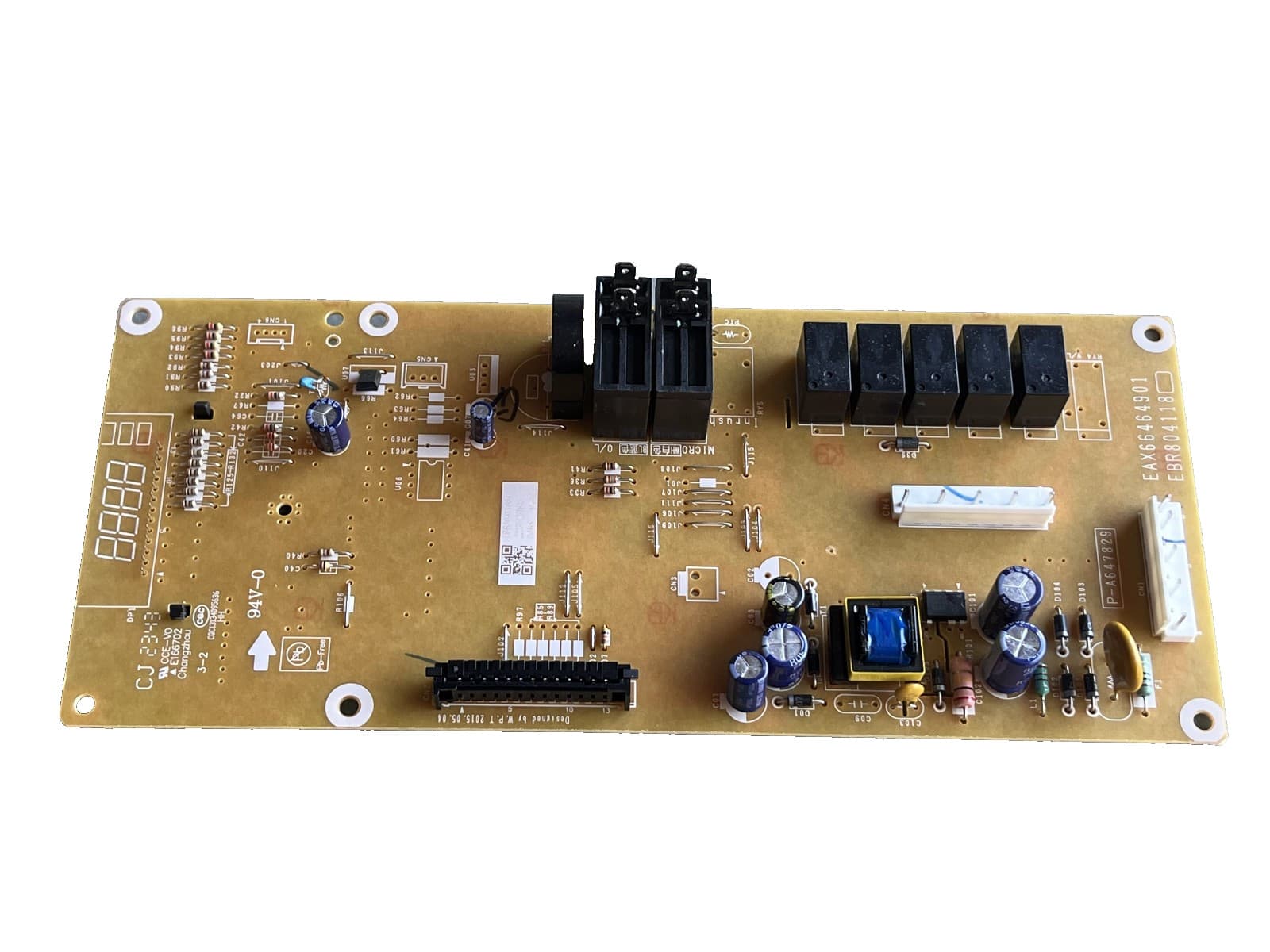 New Genuine OEM LG  Microwave Main Control Board EBR80411804