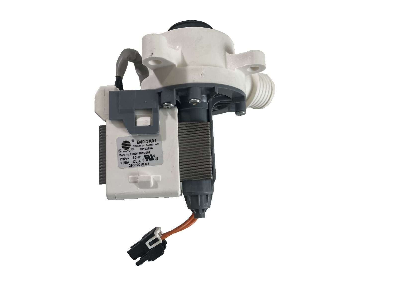 New Genuine OEM GE Washer Drain Pump WH23X27574 — thumbnail 2