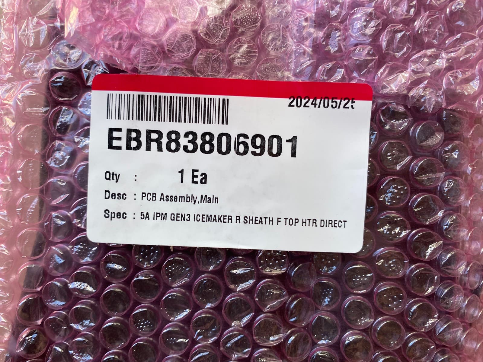 New Genuine OEM LG Refrigerator Main Control Board LFXS30766D/01 EBR83806901 — thumbnail 5