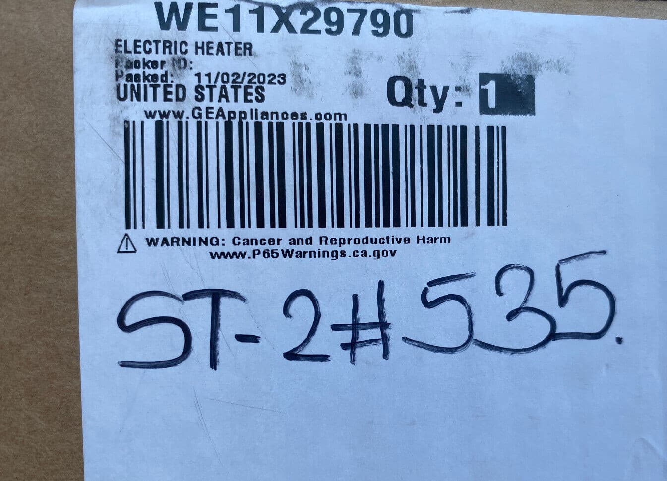 New Genuine OEM GE Dryer Heater Assembly GFD85ESSN0WW  WE11X29790 — thumbnail 4
